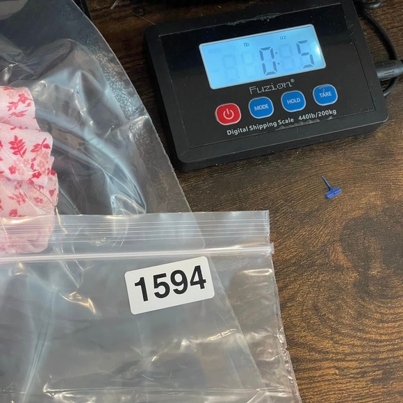 The Nines by HATCH Flutter Short Sleeve Maternity Blouse Pink Floral SZ Lg - Picture 8 of 8